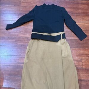 One piece block dress